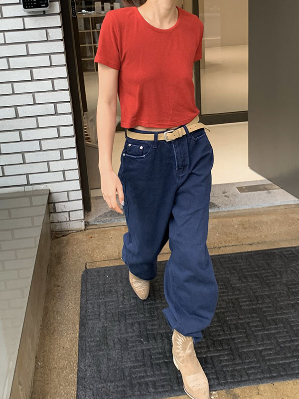 [MD PICK] COLOR WASHING COTTON PANTS