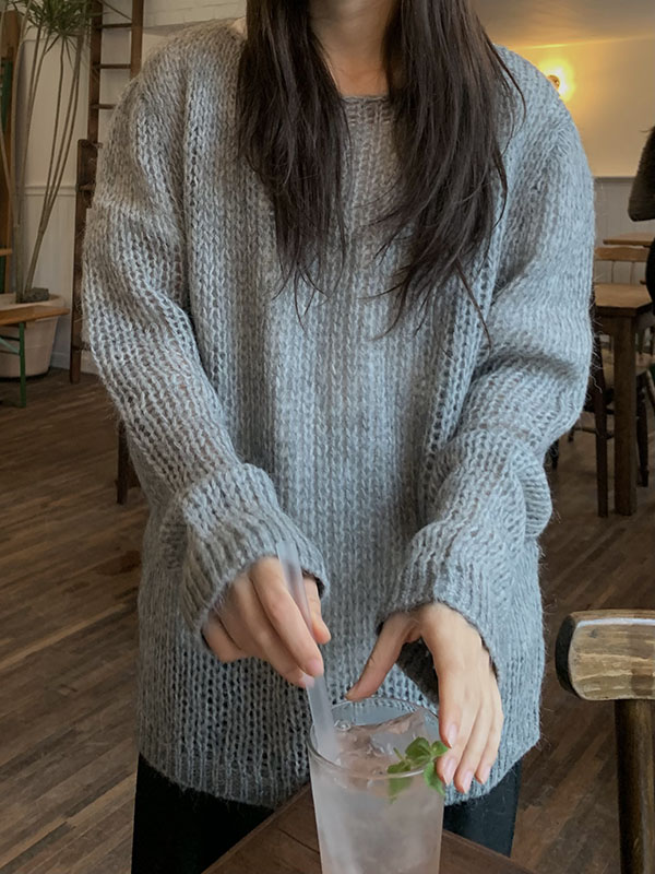 [MD PICK] SOFT MOHAIR  KNIT
