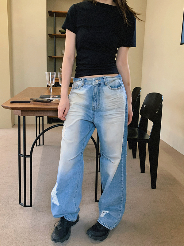 Dirty Wide Jean